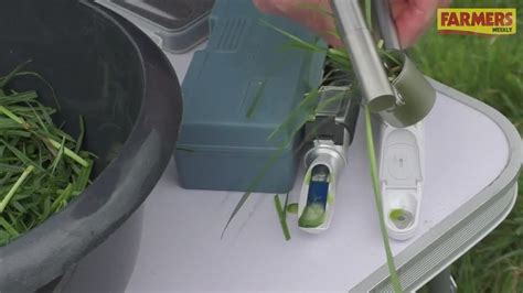 Sugar content of grass as measured by a refractometer provides 